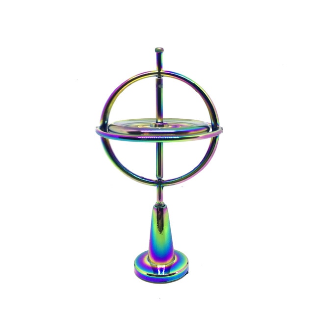 Metal Gyroscope Toy for Hands-On STEM Learning Play