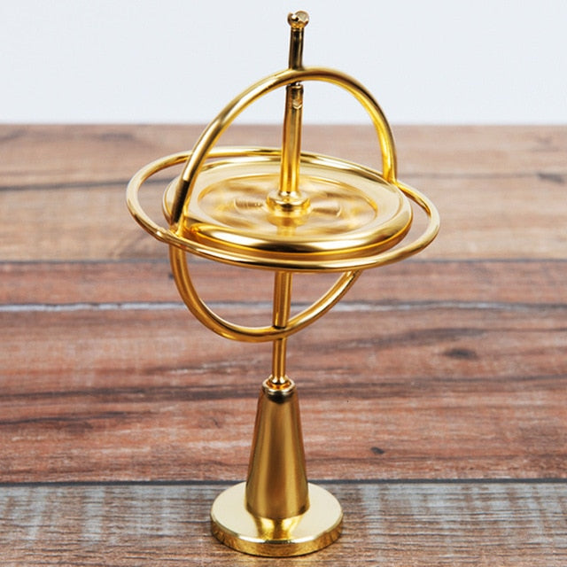 Metal Gyroscope Toy for Hands-On STEM Learning Play