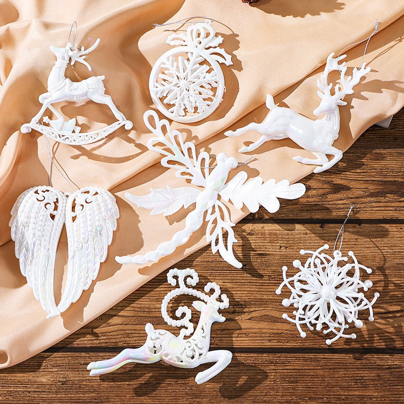 Transparent Acrylic Christmas Ornaments | Winter Sparkle