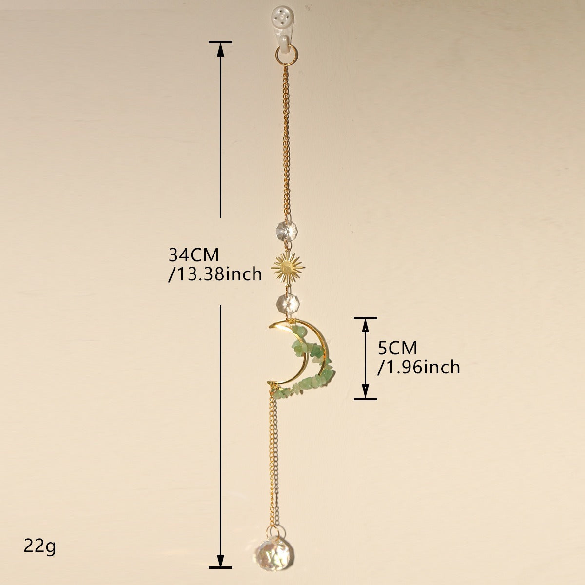 Crystal Sun Catcher Pendant for Celestial Rainbow Light