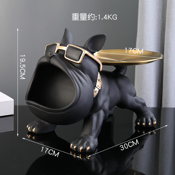 Dog Key Tray Organizer for Playful Entryway Storage