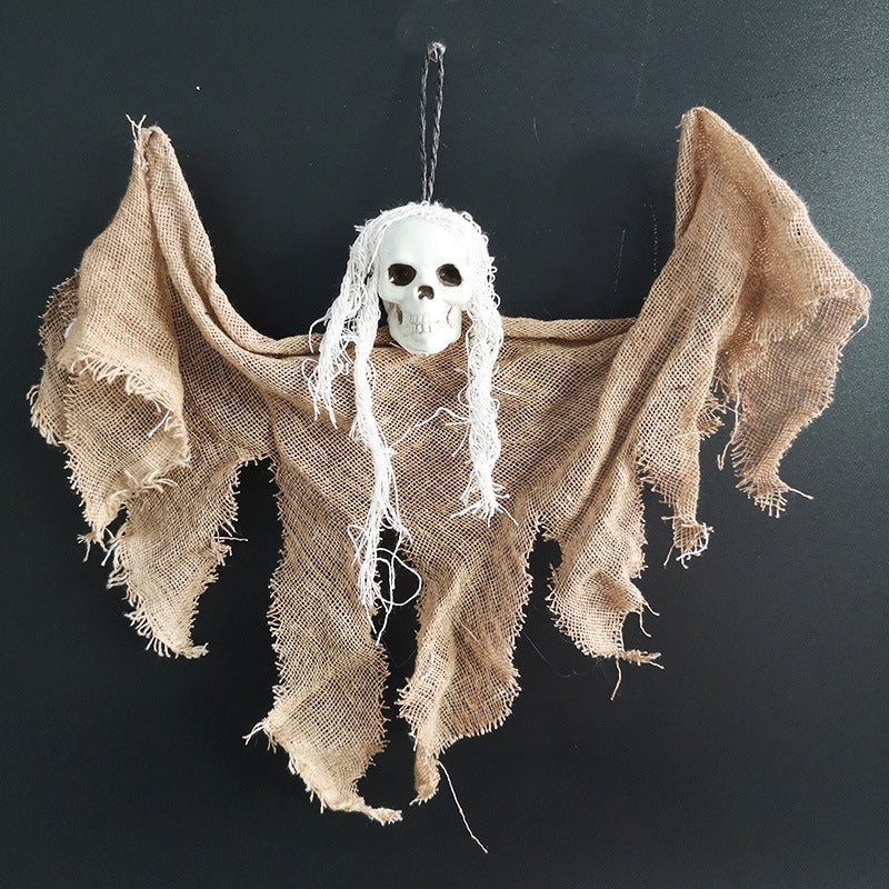 Hanging Skeleton Ghost Decoration for Haunted Halloween