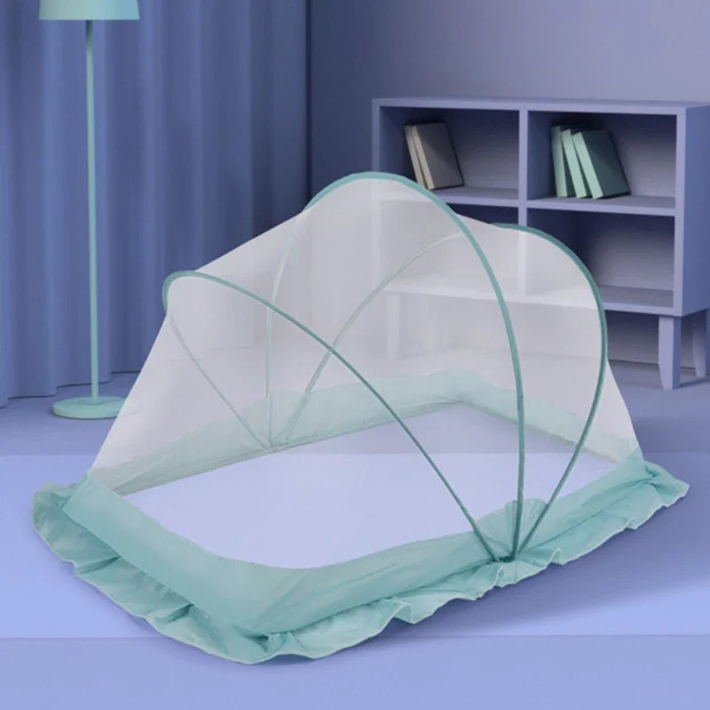 Baby Mosquito Net Tent with Blackout Canopy & Sleeping Pad