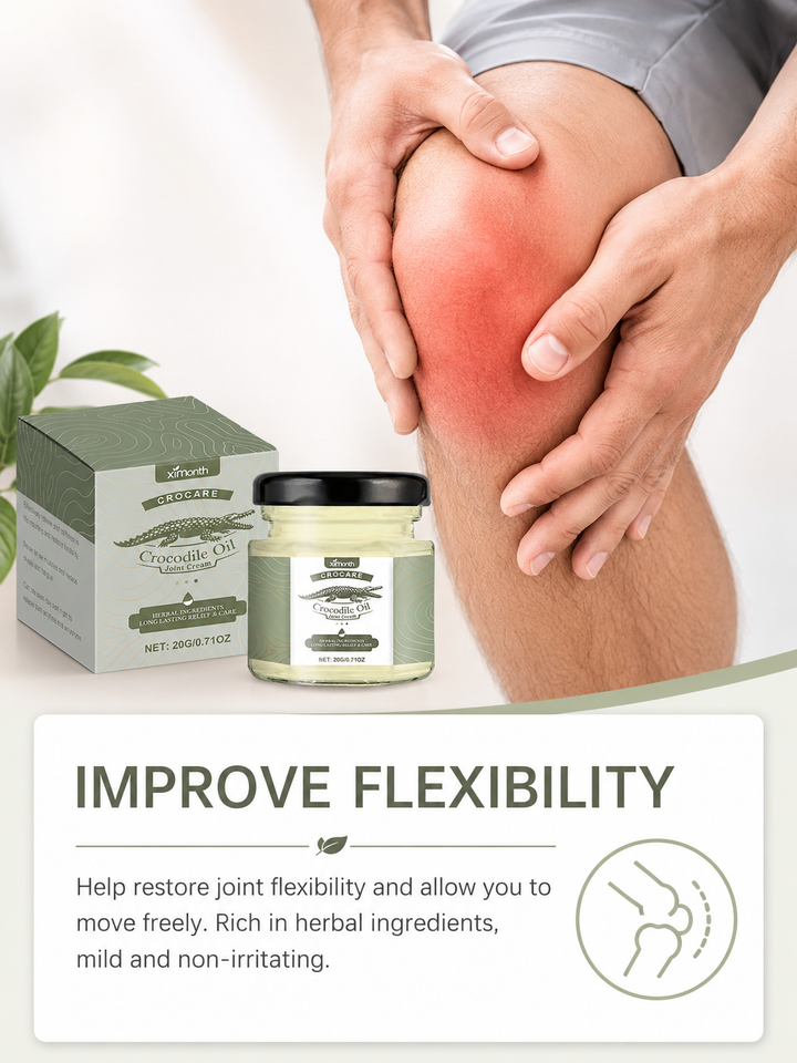 Crocodile Oil Joint Care Cream — Long-Lasting Relief