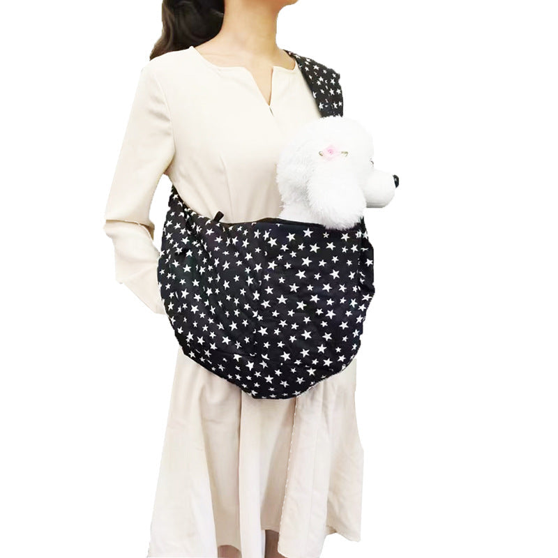 Crossbody Pet Carrier Bag for Warm Hands-Free Trips
