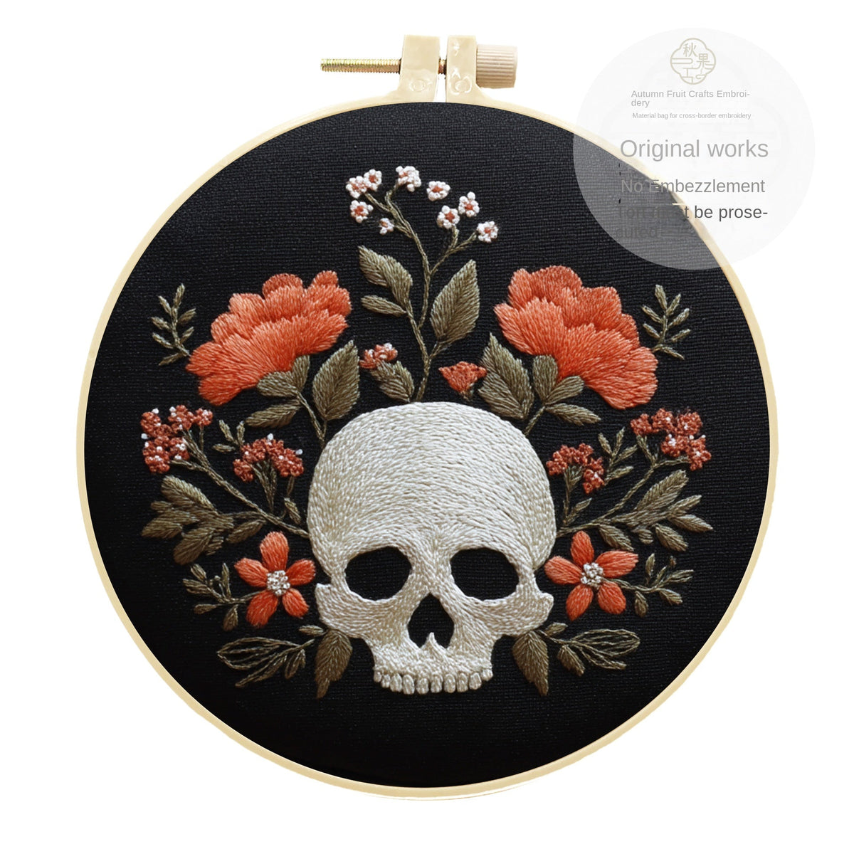 Halloween Embroidery Kit for Beginner Wall Decor
