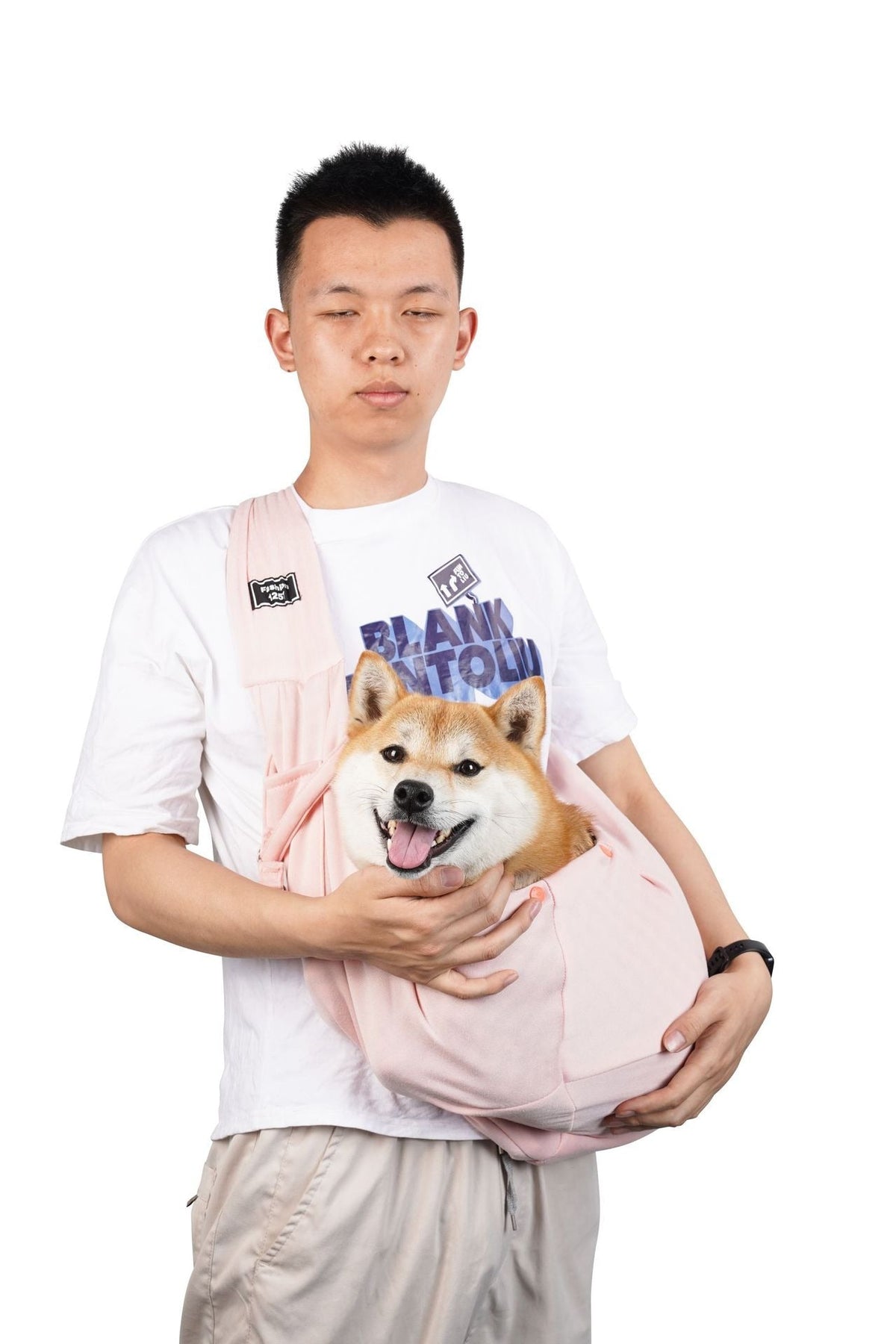 Breathable Crossbody Pet Carrier Bag for Small Dogs & Cats