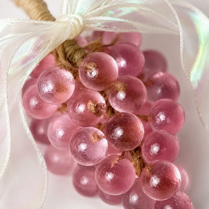 Crystal Grape Soap Gift Set — Handmade Scented Ornament