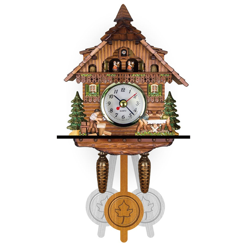Chalet Cuckoo Clock with Automatic Night Stop Feature