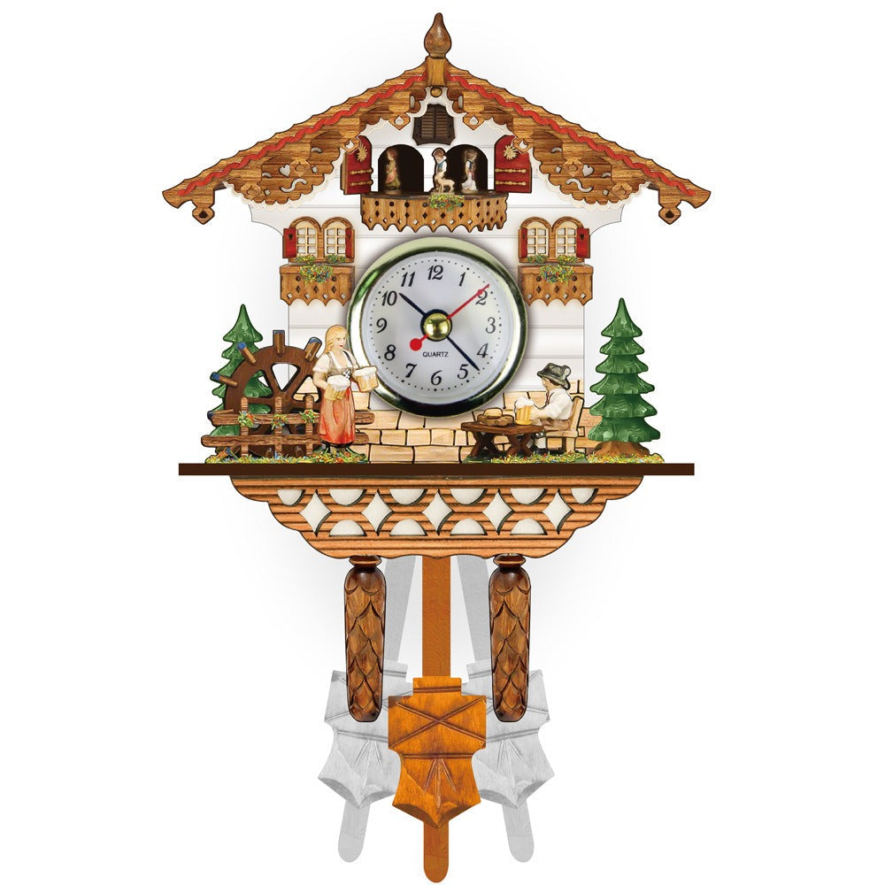 Chalet Cuckoo Clock with Automatic Night Stop Feature