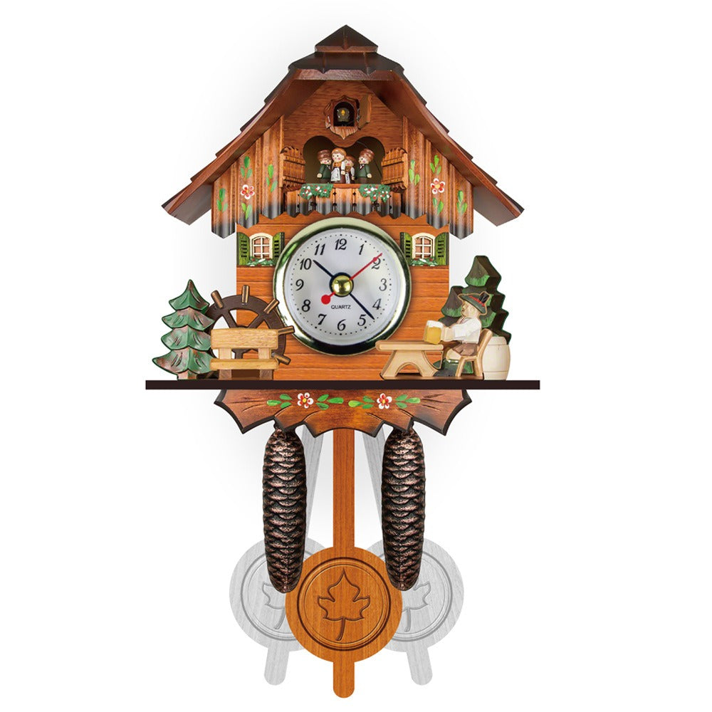 Chalet Cuckoo Clock with Automatic Night Stop Feature