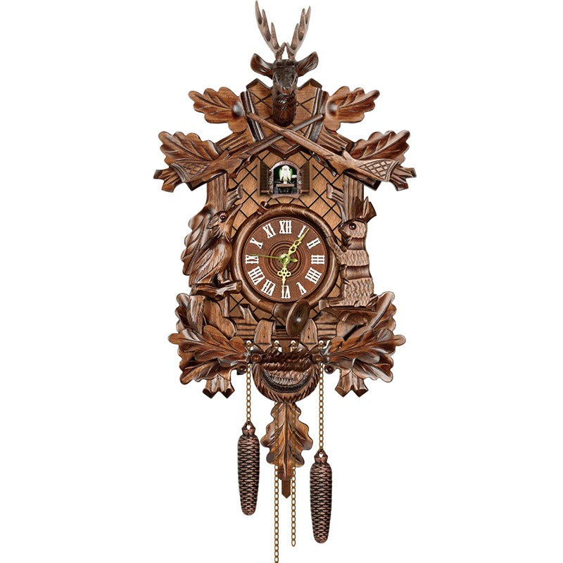 Chalet Cuckoo Clock with Automatic Night Stop Feature