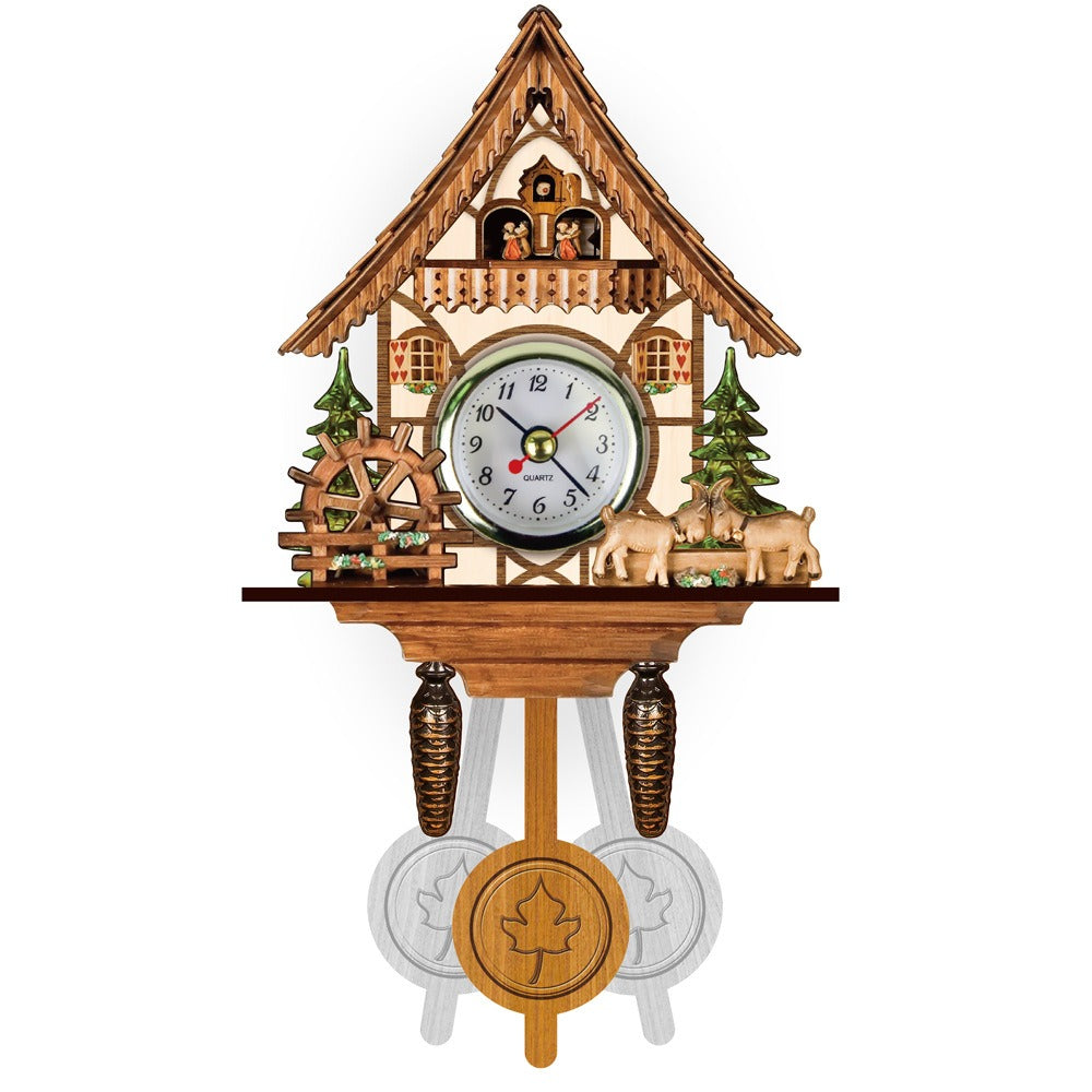 Chalet Cuckoo Clock with Automatic Night Stop Feature