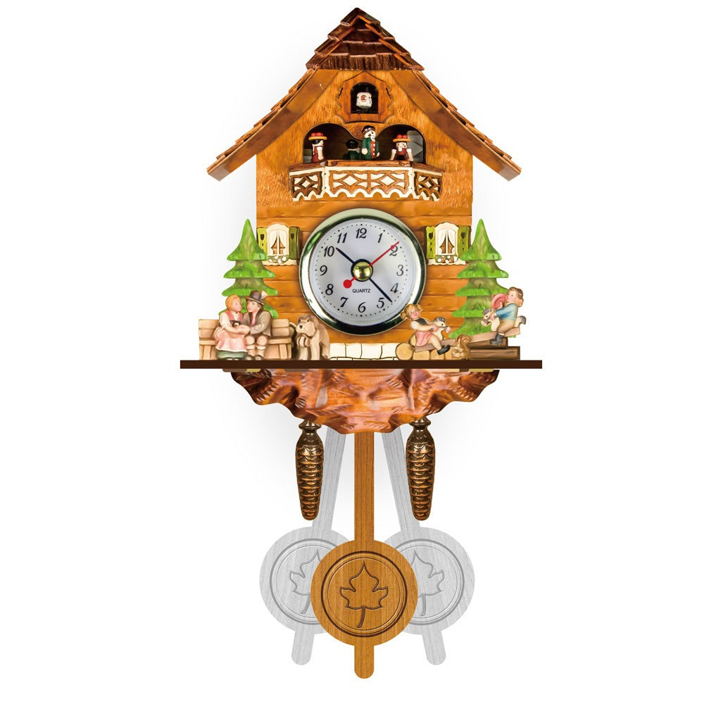 Chalet Cuckoo Clock with Automatic Night Stop Feature