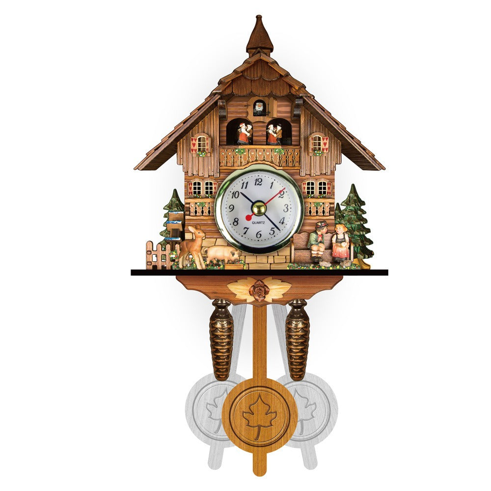 Chalet Cuckoo Clock with Automatic Night Stop Feature