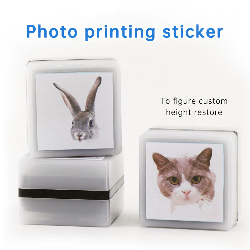 Custom Pet Portrait Stamp for Personalized Scrapbooking