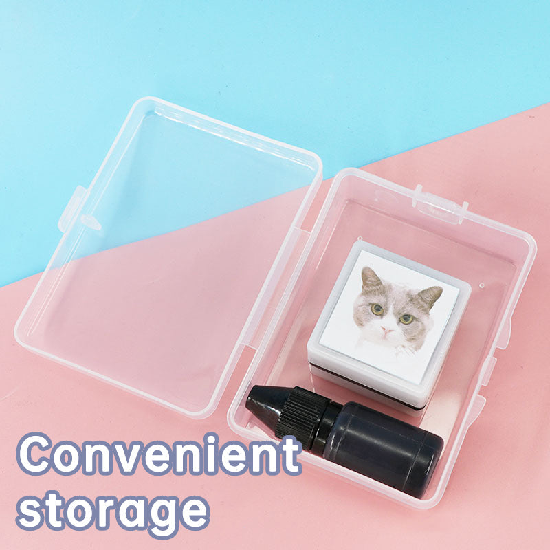 Custom Pet Portrait Stamp for Personalized Scrapbooking