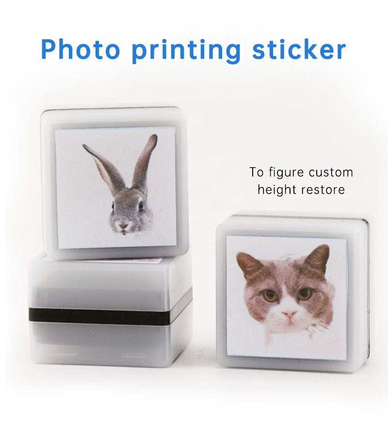 Custom Pet Portrait Stamp for Personalized Scrapbooking