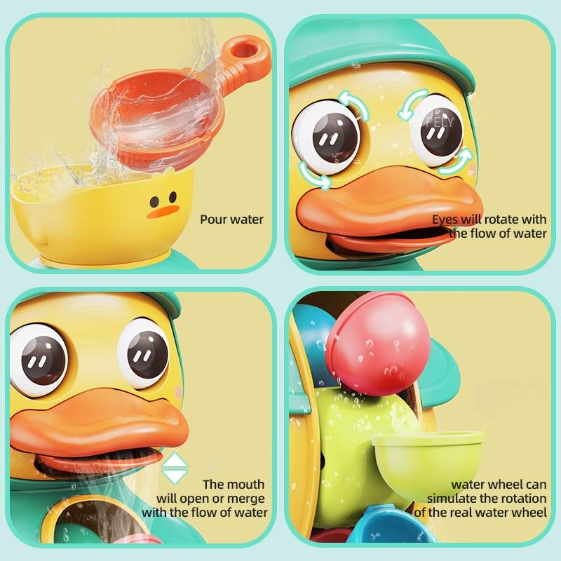 Interactive Duck Bath Toy Fountain for Engaging Play