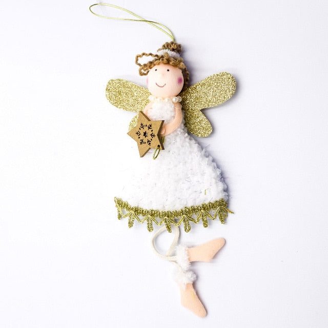 Angel Plush Christmas Ornament for Whimsical Decor