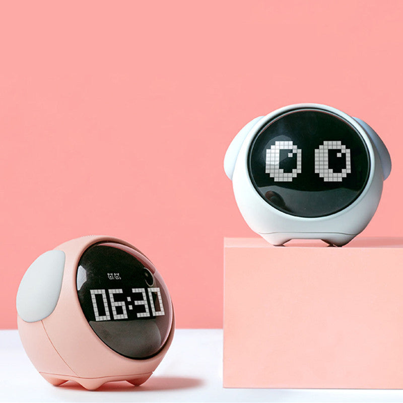 Kids Digital Alarm Clock With Playful Light-Up Emotions
