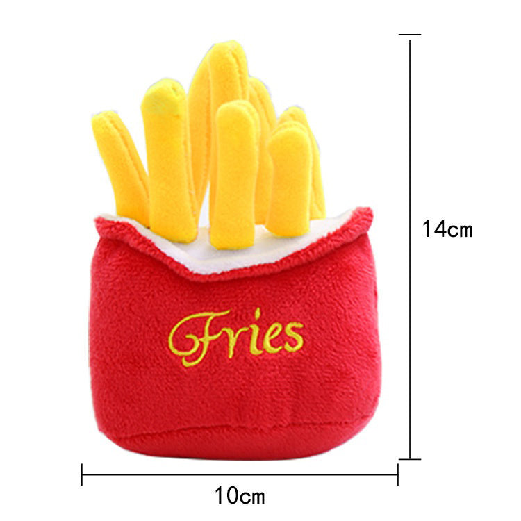 Plush Dog Toy Set for Indoor Play and Cozy Cuddles