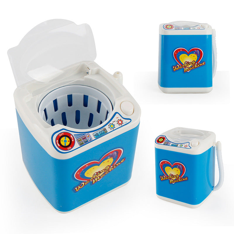 Kids Mini Washing Machine Toy With Realistic Water Play