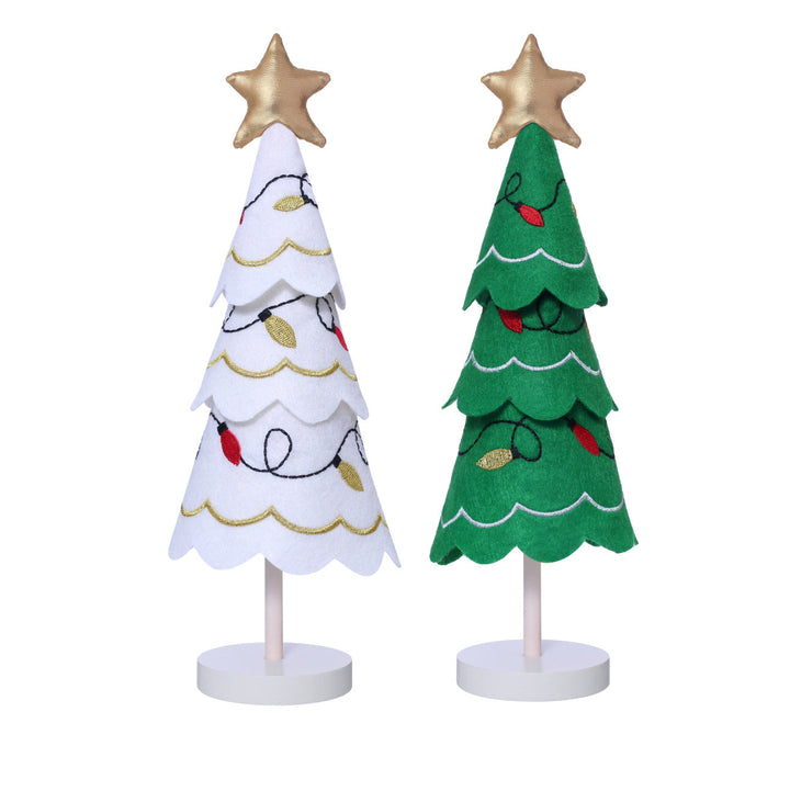 Christmas Tree Tabletop Decor Set for Festive Displays