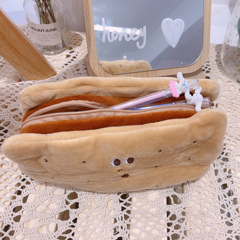 Plush Biscuit Coin Purse for Cute Everyday Organization