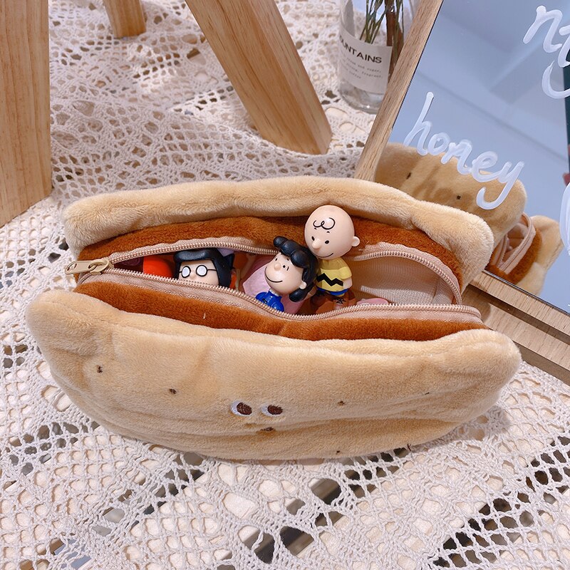 Plush Biscuit Coin Purse for Cute Everyday Organization