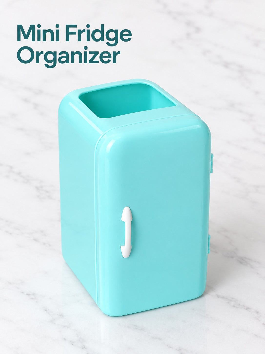 Cute Mini Fridge Pen Holder for Kawaii Desk Organizing