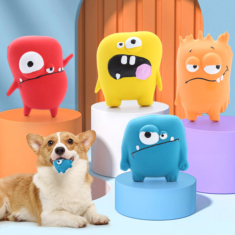 Monster Squeaky Dog Toy for More Interactive Play