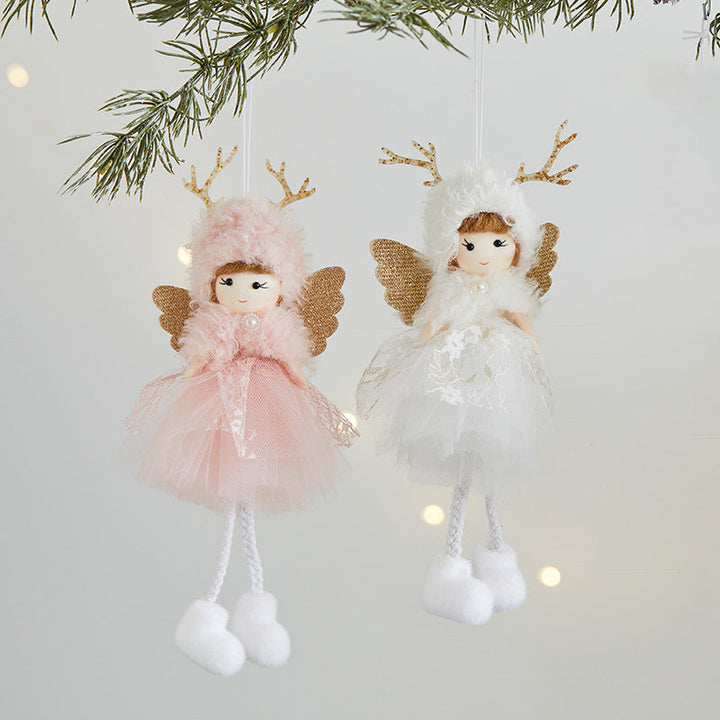 Pink Angel Christmas Tree Ornament for Magical Decor