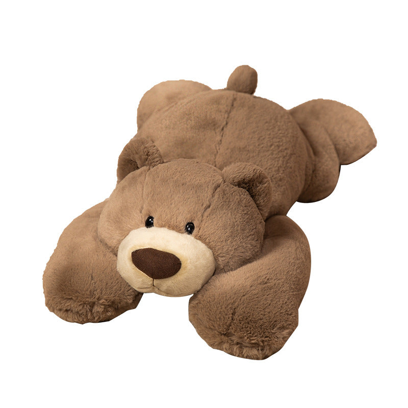 Giant Plush Teddy Bear Pillow for Cozy Leg-Hugging