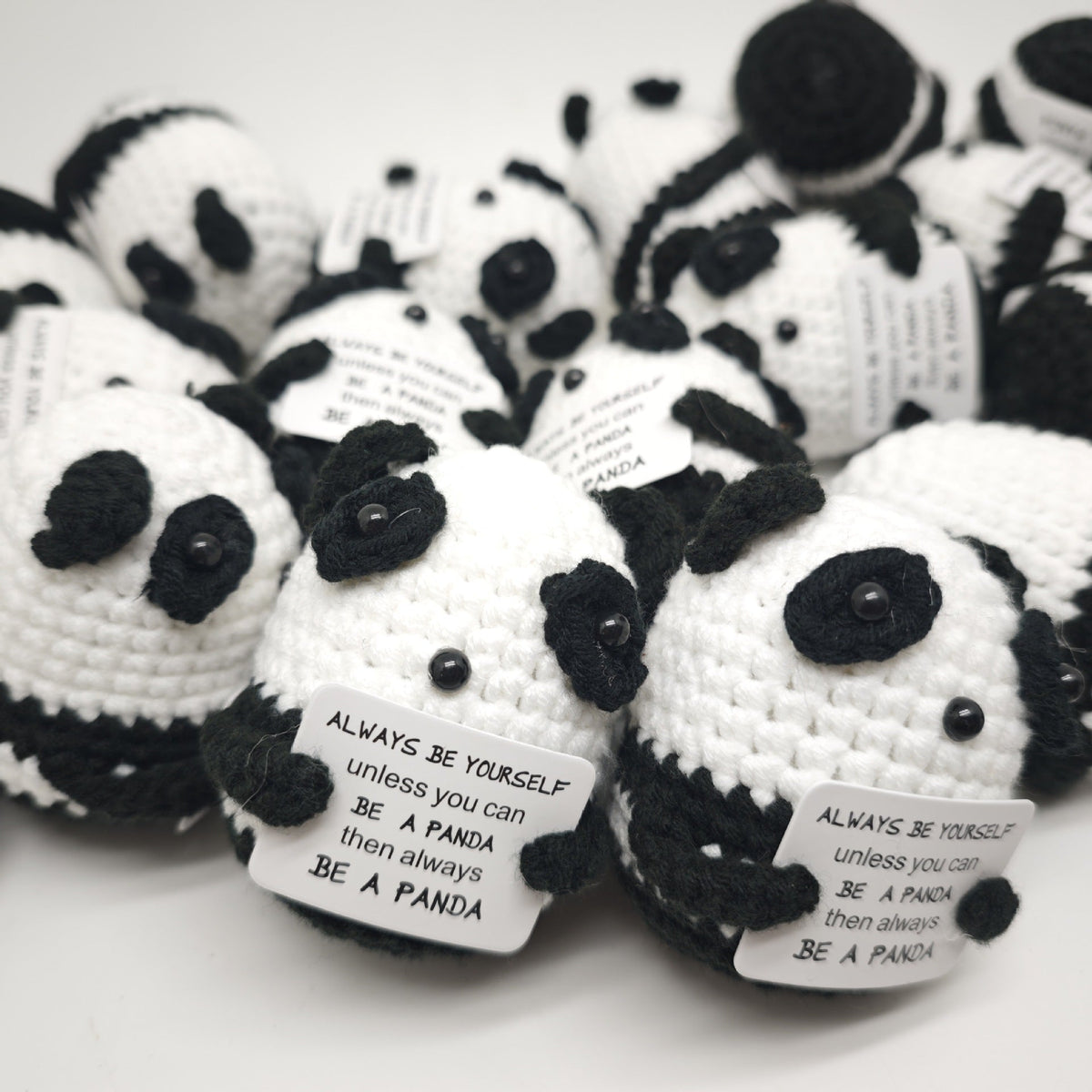 Positive Penguin Plush Toy for Cheerful Desk Decor