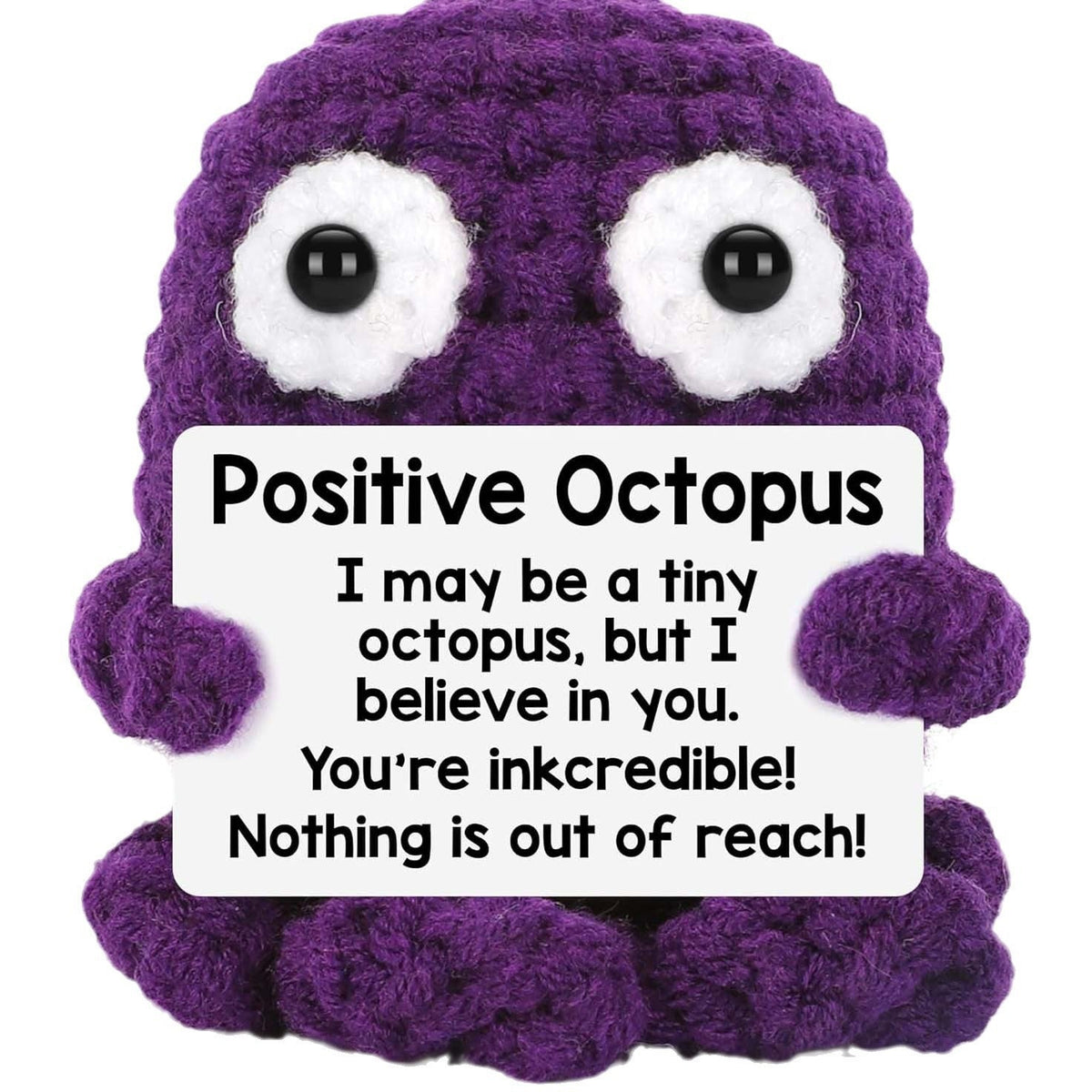 Positive Penguin Plush Toy for Cheerful Desk Decor