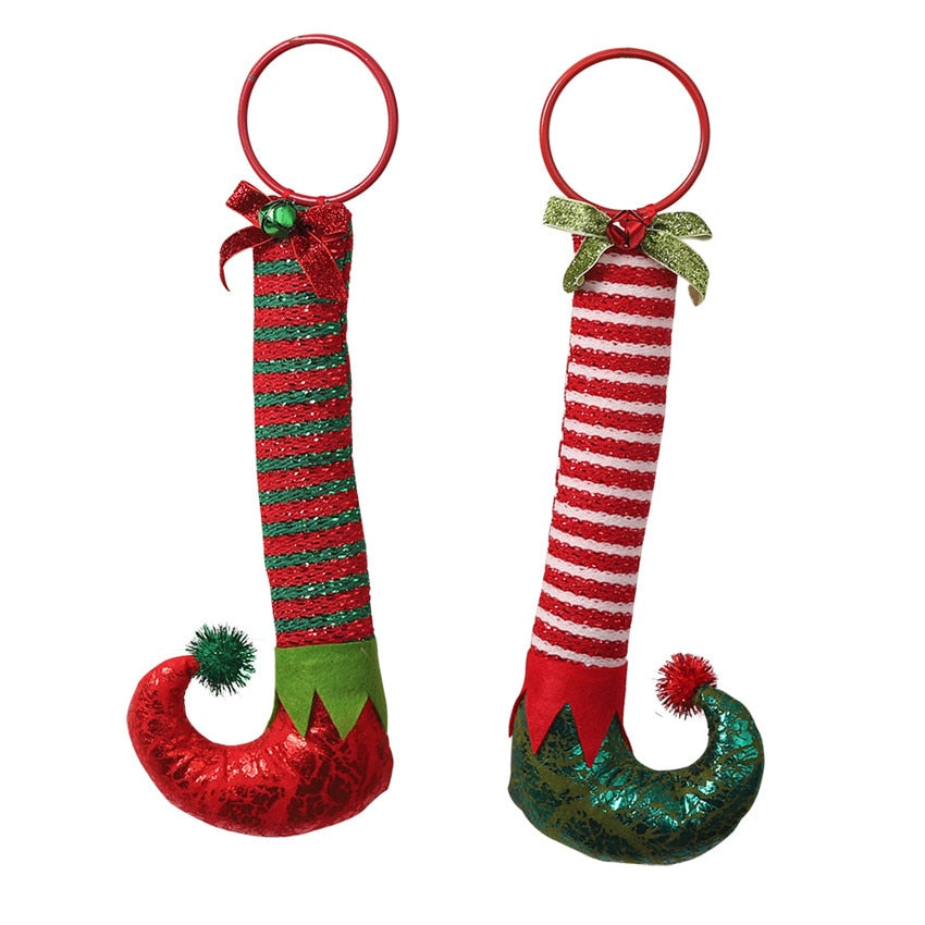 Elf Boot Ornaments for Playful Christmas Tree Decor