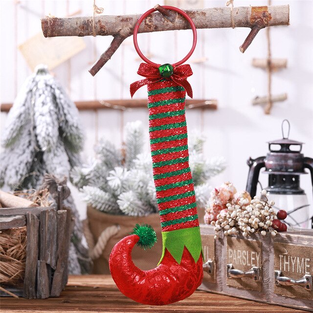 Elf Boot Ornaments for Playful Christmas Tree Decor