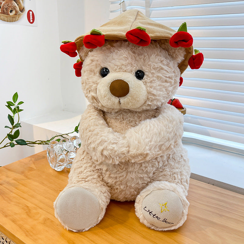 Rose Flower Bear Plush Toy For Lasting Romance