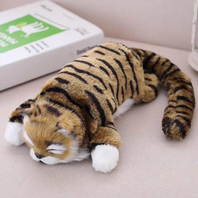 Sleeping Tiger Plush Toy for Cozy Cuddles & Decor