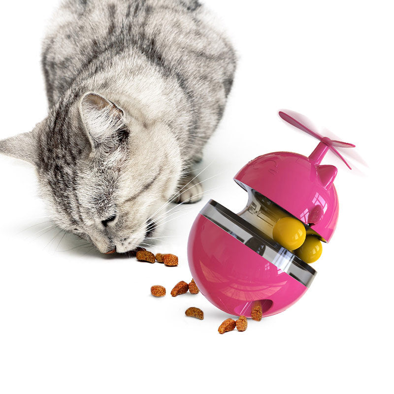 Interactive Treat-Dispensing Cat Toy for Indoor Boredom