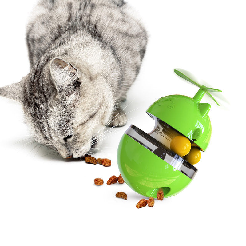 Interactive Treat-Dispensing Cat Toy for Indoor Boredom