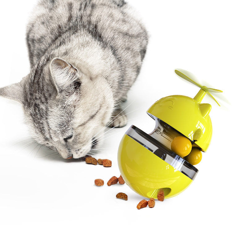 Interactive Treat-Dispensing Cat Toy for Indoor Boredom