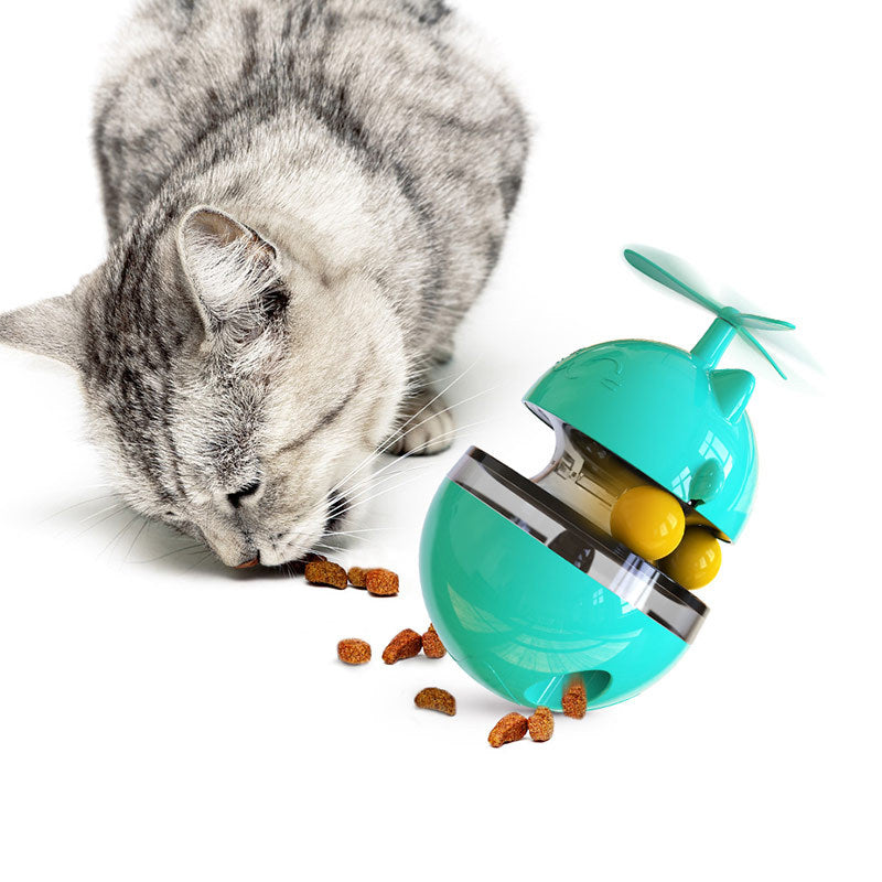 Interactive Treat-Dispensing Cat Toy for Indoor Boredom