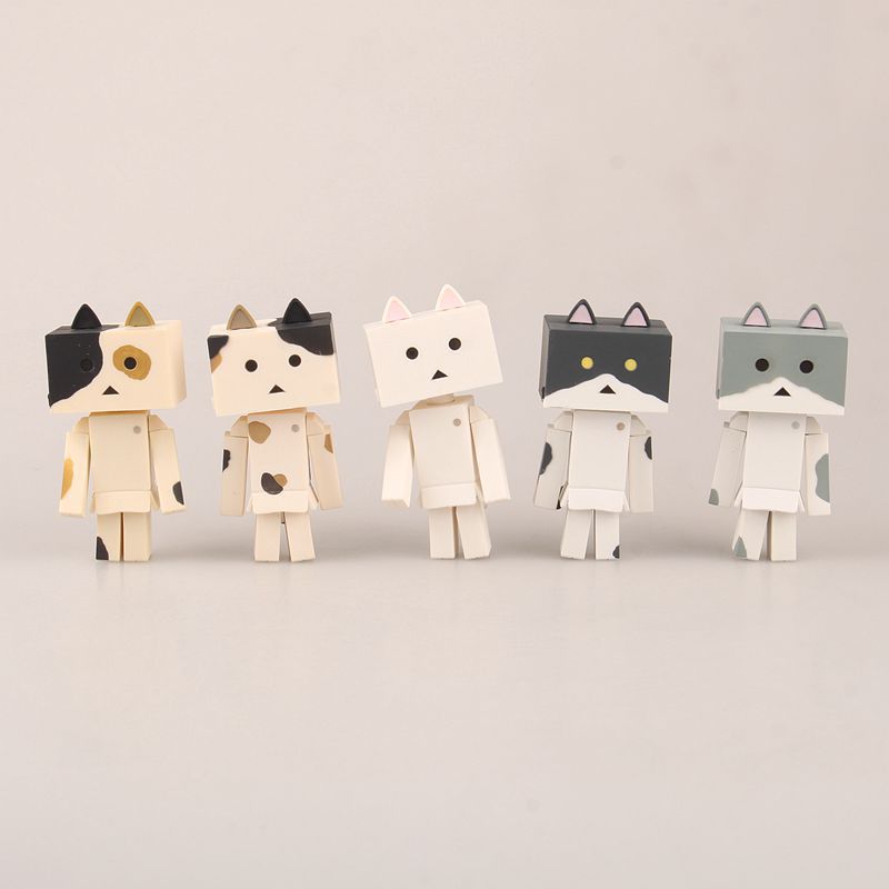 Danbo Cat Figures 10-Piece Anime Collector Gift Set
