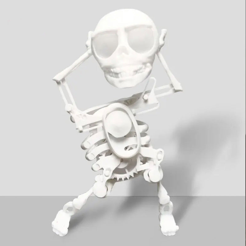 Dancing 3D Skull Toy for Playful Desk Decoration