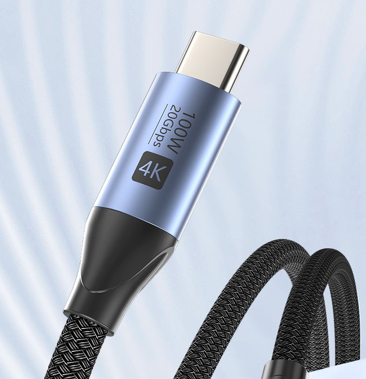 USB-C Cable 100W Fast Charge, 20Gbps Data & 4K Video