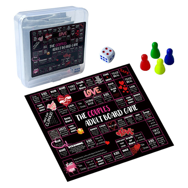 Date Night Chessboard Drinking Game for Couples & Friends