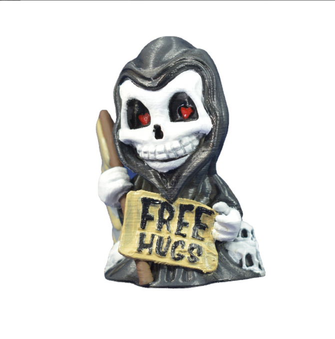 Grim Reaper Figurine With Free Hugs Gothic Home Decor