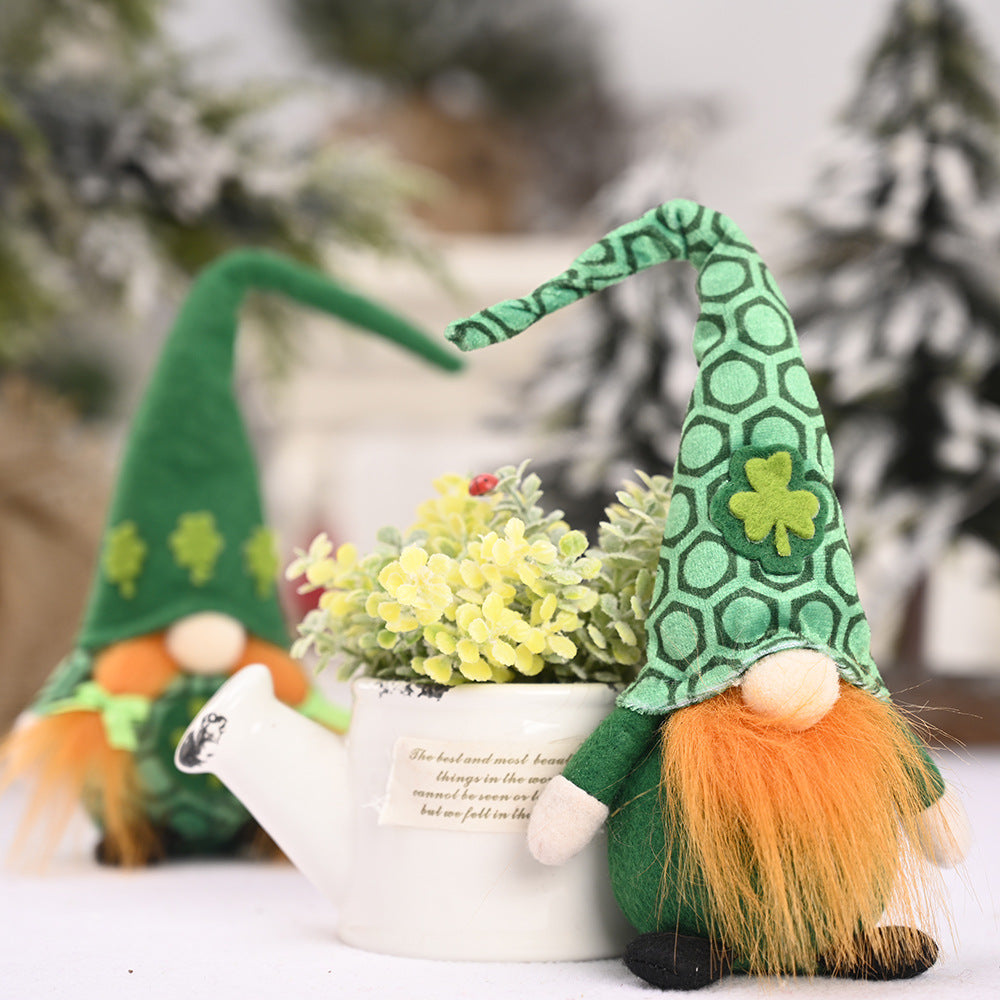 St. Patrick's Day Gnome Tabletop Decoration Accent